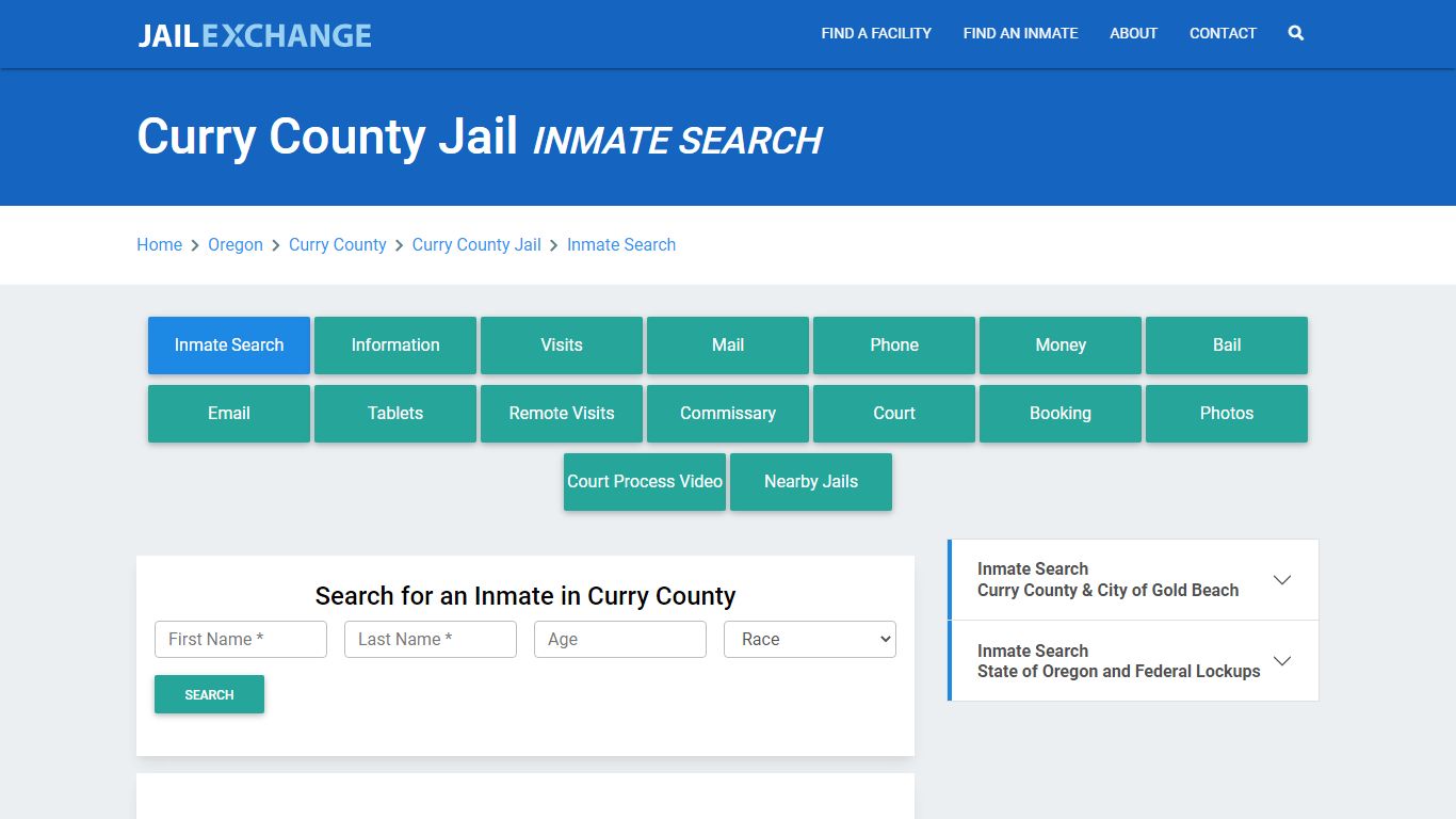 Curry County Jail, OR Inmate Search: Roster & Mugshots - Jail Exchange